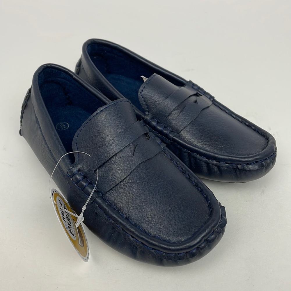 New Navy Blue Hawkwell Toddler Penny Loafer Size 10